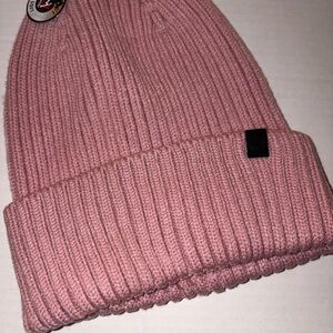 Pink Ribbed Knit Beanie by Avalanche! Super nice and soft new!
